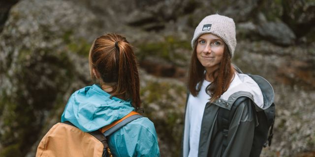 Two women in nature 