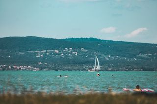 Der Plattensee in Ungarn.