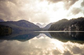 Blick auf einen See