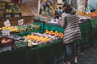 Wochenmarkt Stand