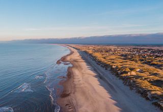 Dune landscape with sea view