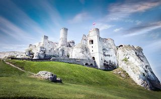 Burgruine in Polen